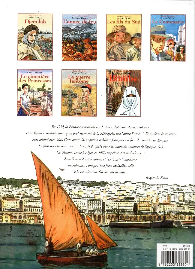 Verso de l'album Carnets d'Orient Tome 4 Le centenaire