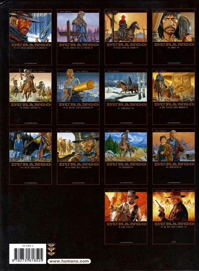 Verso de l'album Durango Tome 9 L'or de Duncan