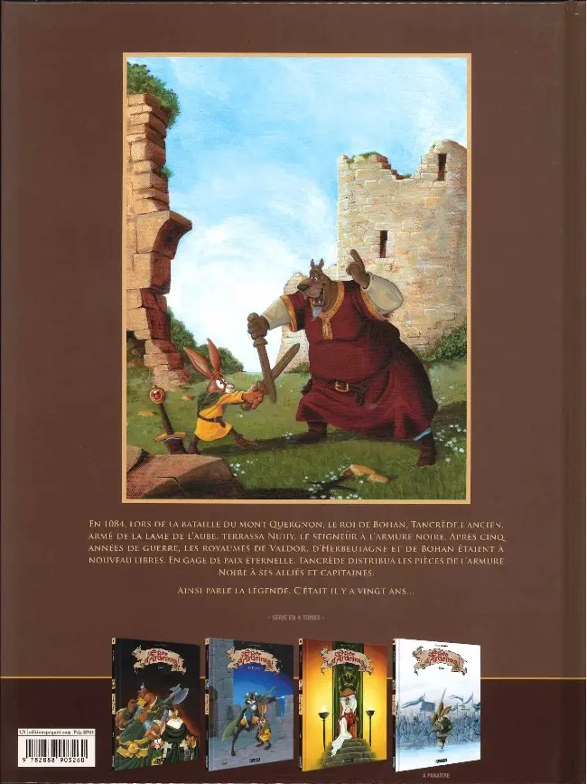 Verso de l'album L'Épée d'Ardenois Tome 1 Garen