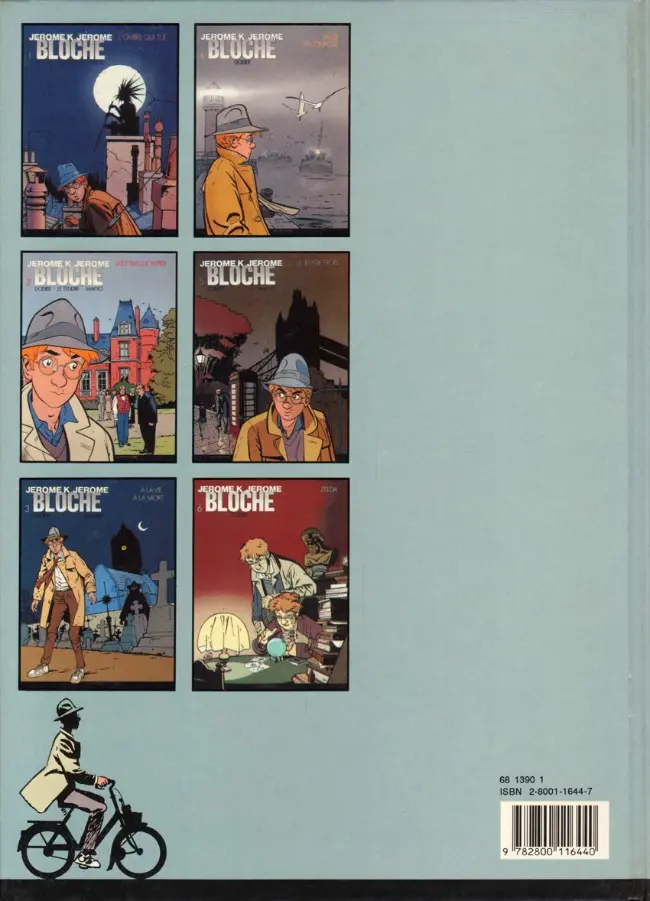 Verso de l'album Jérôme K. Jérôme Bloche Tome 2 Les êtres de papier