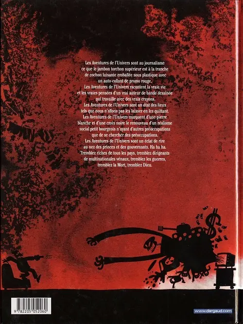 Verso de l'album Lapinot (Les formidables aventures sans) Tome 1 Les Aventures de l'Univers
