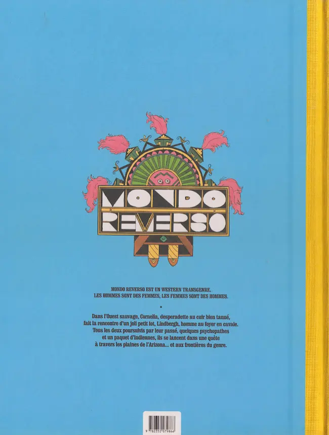 Verso de l'album Mondo reverso Tome 1 Cornelia & Lindbergh
