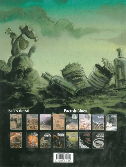 Verso de l'album Pacush Blues Tome 1 Premières mesures
