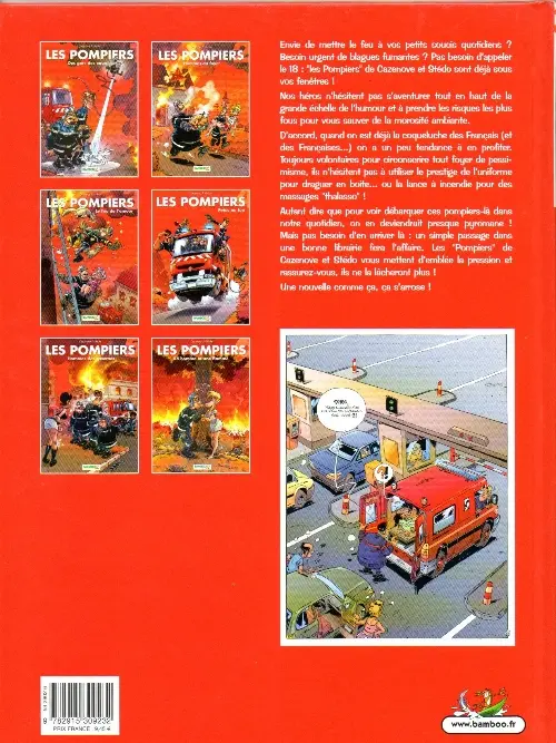 Verso de l'album Les Pompiers Tome 3 Le feu de l'amour