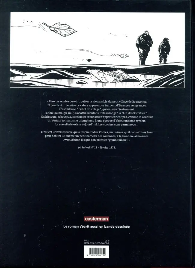 Verso de l'album Silence