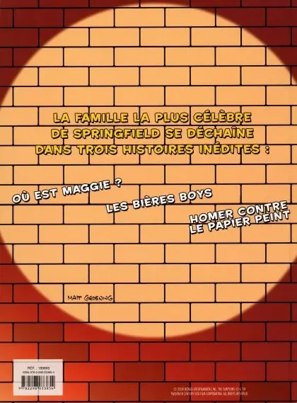 Verso de l'album Les Simpson Tome 3 Quelle bidonnade !
