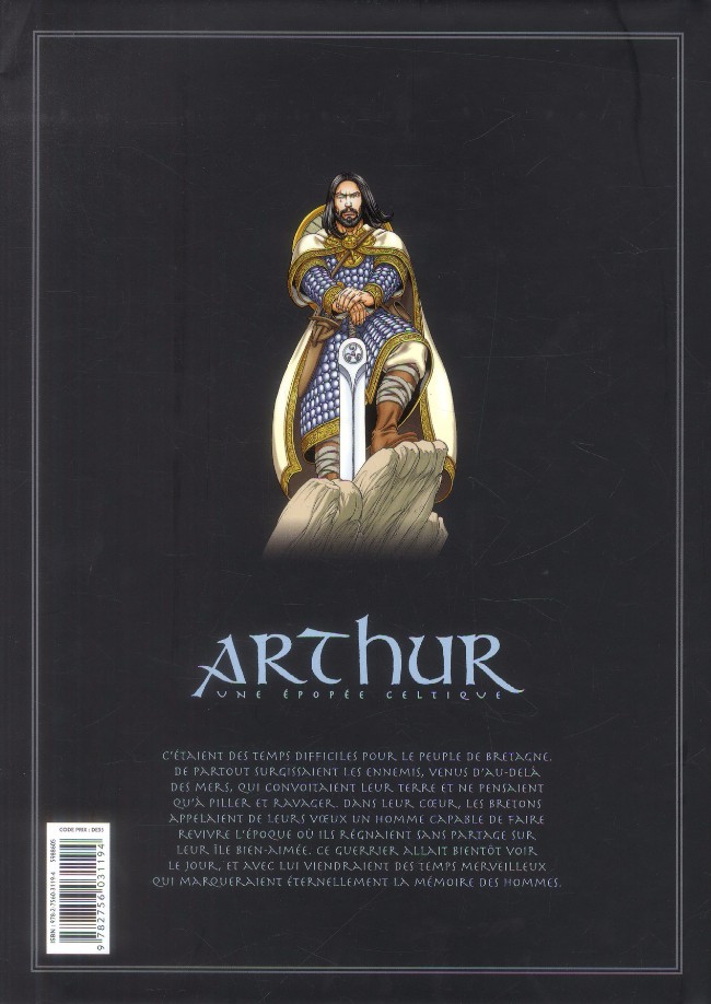 Verso de l'album Arthur - Une épopée celtique L'Intégrale Tomes 7 à 9