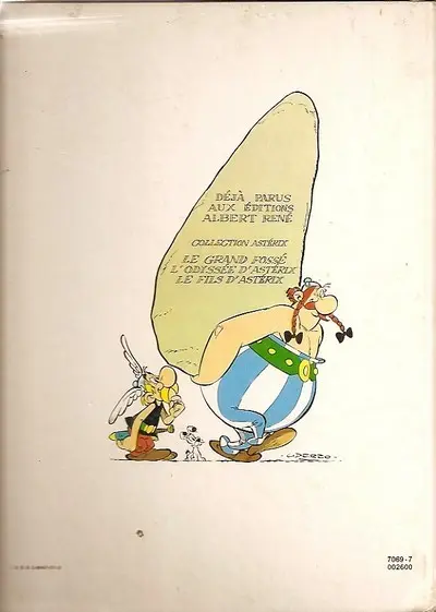 Verso de l'album Astérix Tome 27 Le Fils d'Astérix