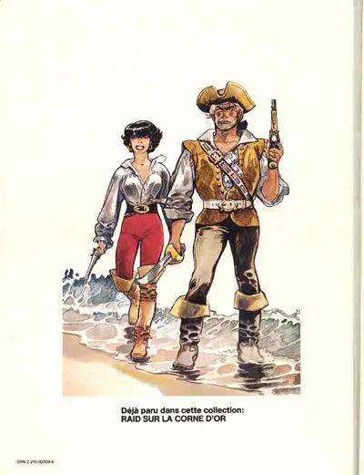 Verso de l'album Barbe-Rouge Tome 19 L'île des vaisseaux perdus