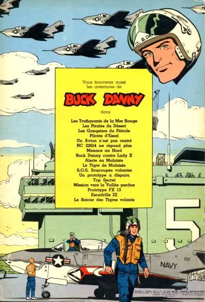Verso de l'album Buck Danny Tome 27 Les Tigres volants à la rescousse !