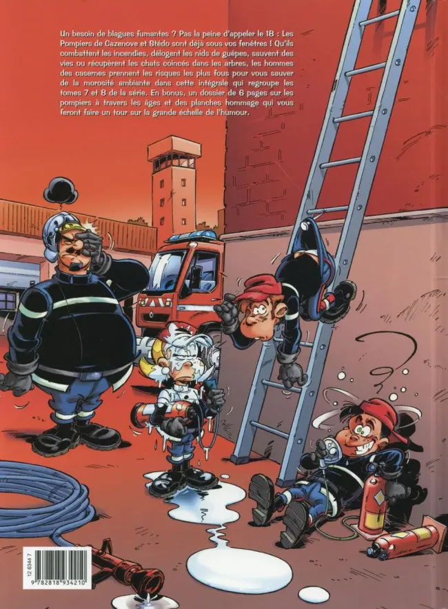 Verso de l'album Les Pompiers Intégrale 4