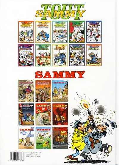 Verso de l'album Sammy Tome 40 Boy