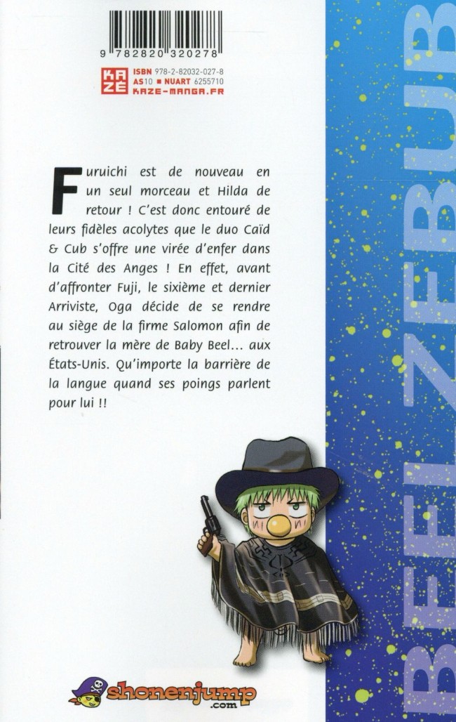 Verso de l'album Beelzebub 26 Beel, sans famille ?!