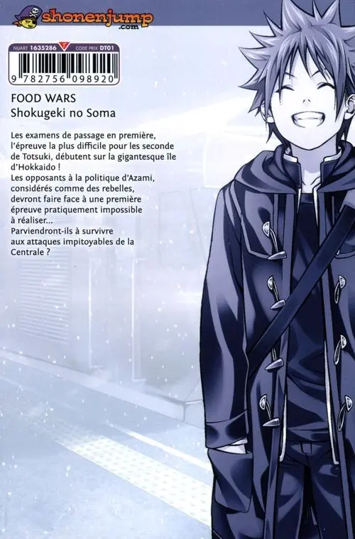 Verso de l'album Food Wars ! 21