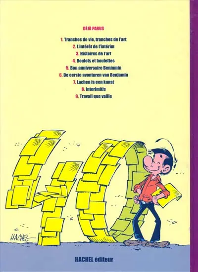 Verso de l'album Benjamin Tome 6 Travail que vaille