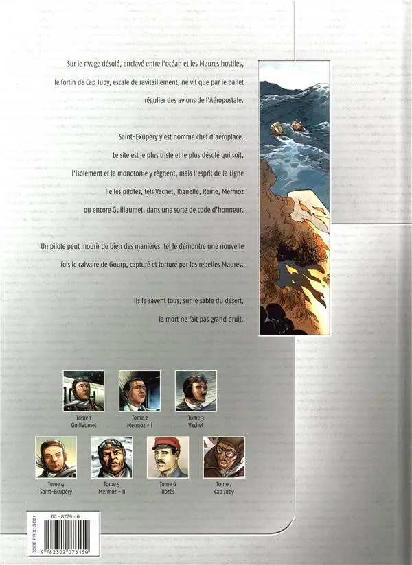 Verso de l'album L'Aéropostale - Des pilotes de légende Tome 7 Cap Juby