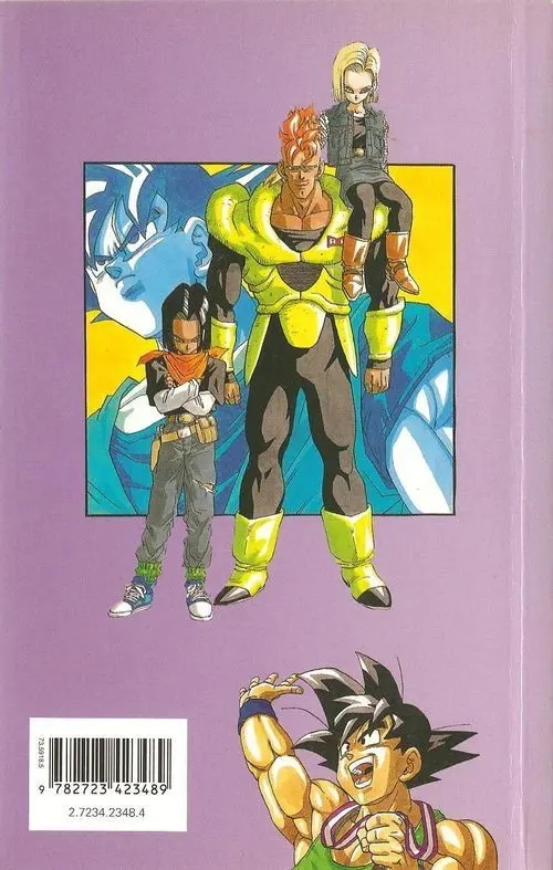 Verso de l'album Dragon Ball (sens français) Tome 30 Réunification