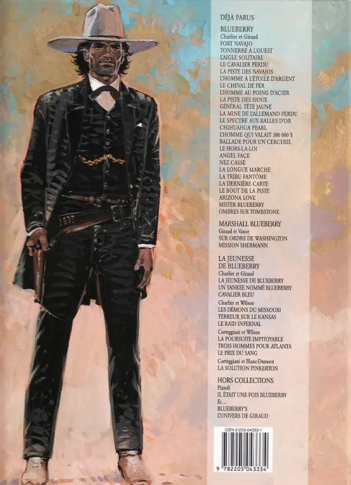 Verso de l'album Blueberry Tome 12 Le spectre aux balles d'or