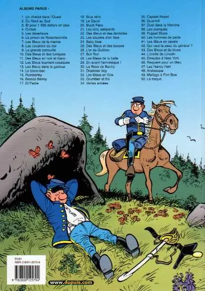 Verso de l'album Les Tuniques Bleues Tome 40 Les Hommes de paille
