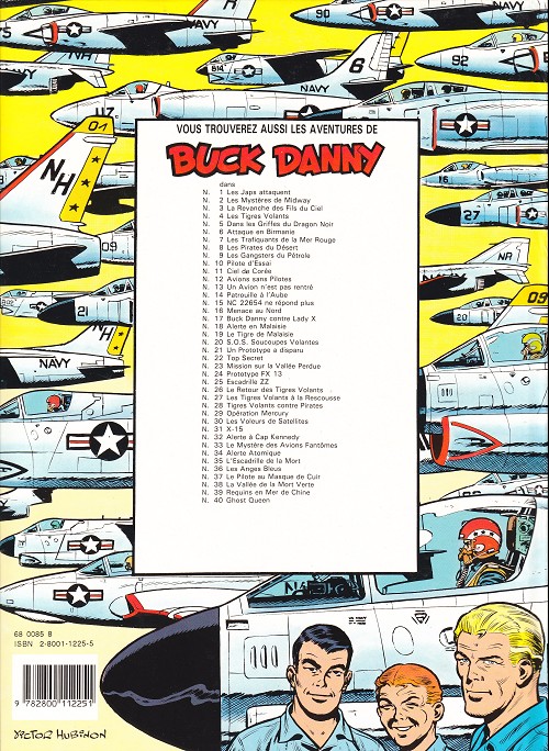 Verso de l'album Buck Danny Tome 29 Opération mercury