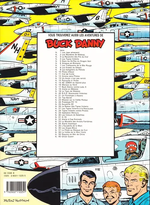 Verso de l'album Buck Danny Tome 29 Opération mercury