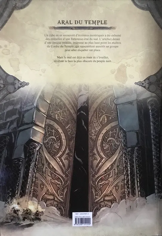 Verso de l'album Nains Tome 3 Aral du temple