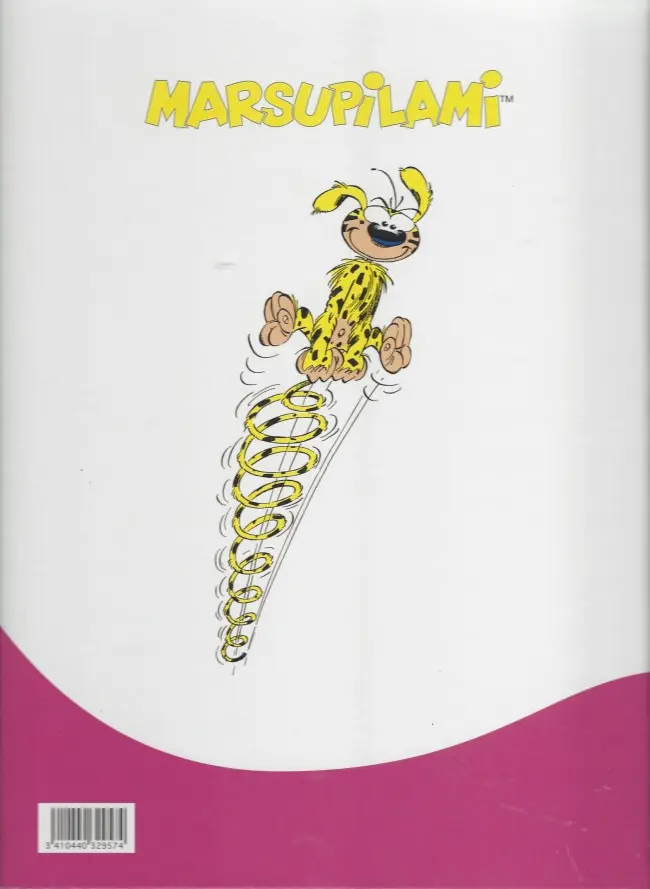 Verso de l'album Marsupilami Tome 17 L'orchidée des Chahutas