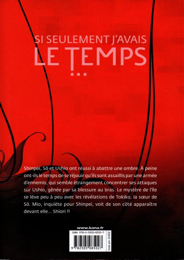 Verso de l'album Time Shadows 6
