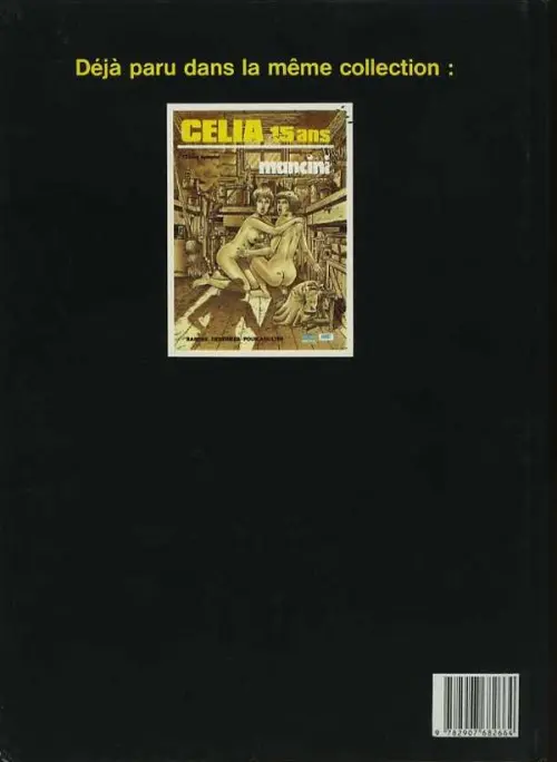 Verso de l'album Célia, 15 ans Premiers émois