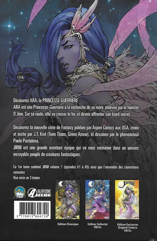 Verso de l'album Jirni Tome 1 Ombres et Poussière