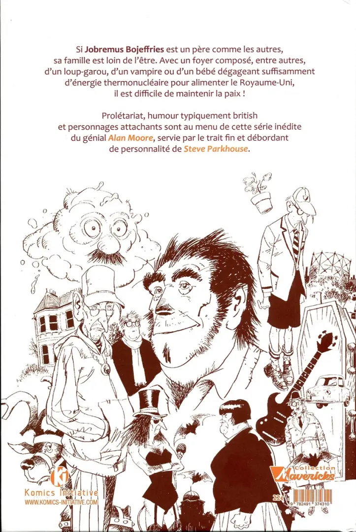 Verso de l'album La saga des Bojeffries