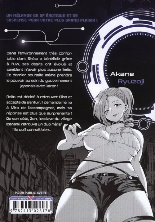Verso de l'album World's End Harem 8