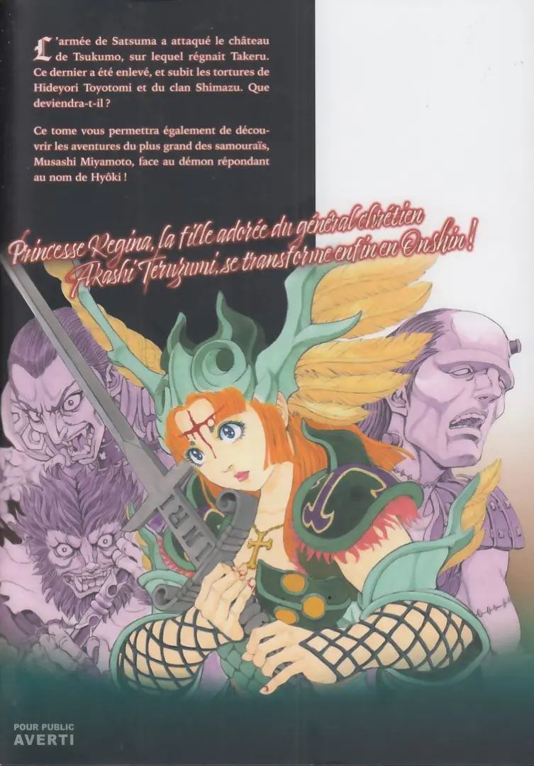Verso de l'album Les 7 Ninjas d'Efu 4