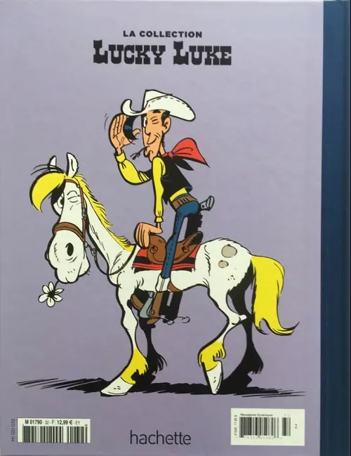 Verso de l'album Lucky Luke La collection Tome 32 Le daily star