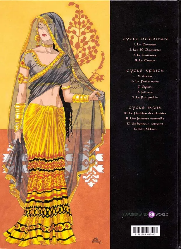Verso de l'album Djinn 13 Kim Nelson