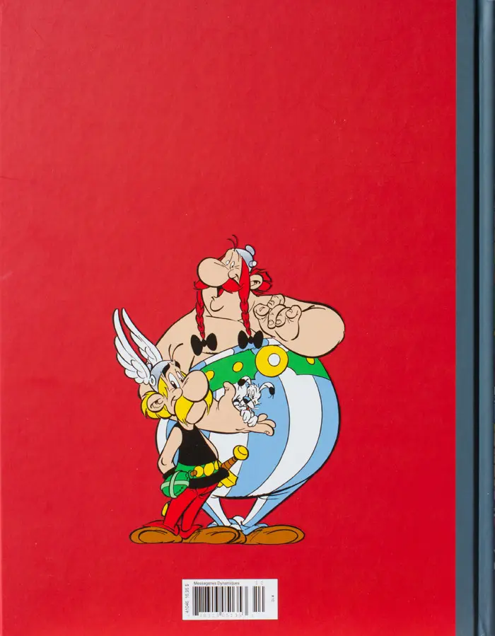 Verso de l'album Astérix La collection officielle Tome 24 Astérix chez les Belges