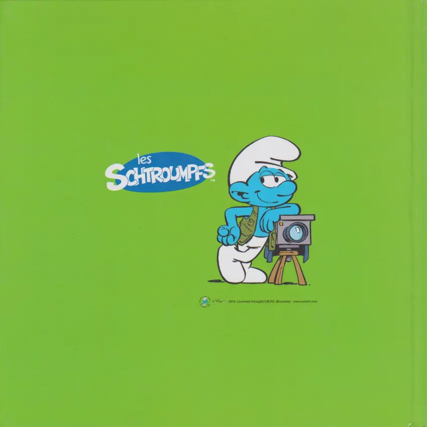 Verso de l'album Les schtroumpfs - À la découverte des métiers ! 9 Le Schtroumpf Photographe