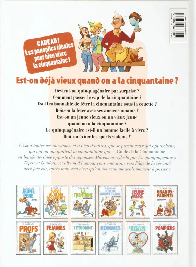 Verso de l'album Le Guide Tome 12 Le guide de la cinquantaine