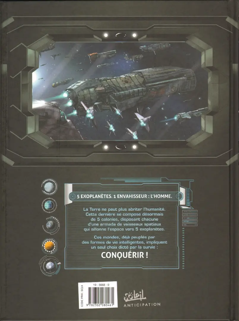 Verso de l'album Conquêtes Tome 5 Enorus