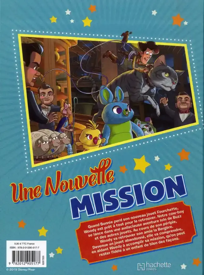 Verso de l'album Toy Story Toy Story 4 : la BD du film
