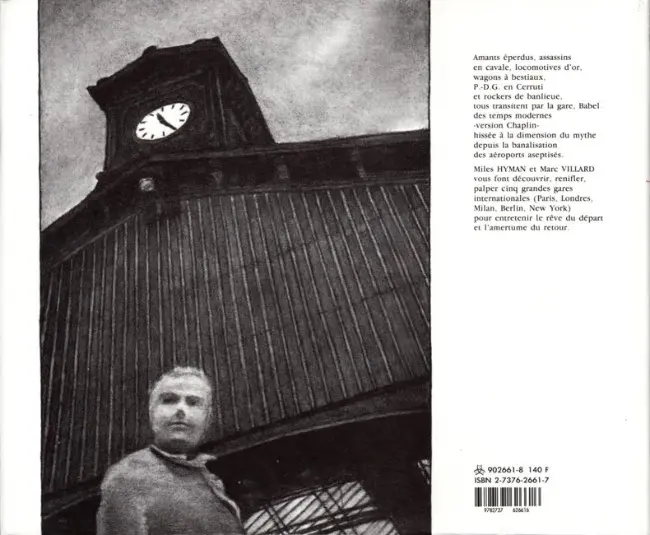 Verso de l'album Chroniques ferroviaires