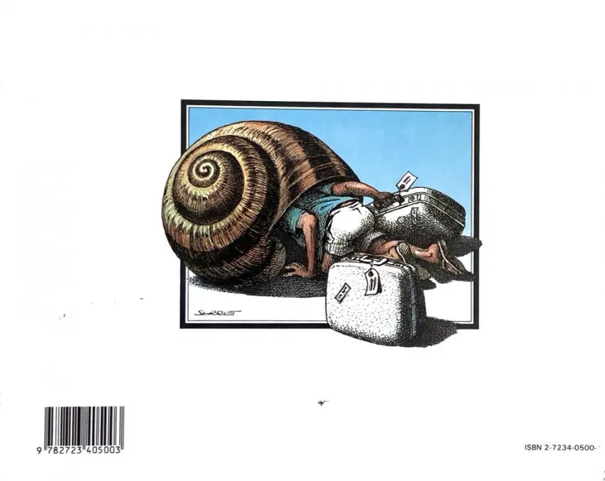 Verso de l'album Les vacances