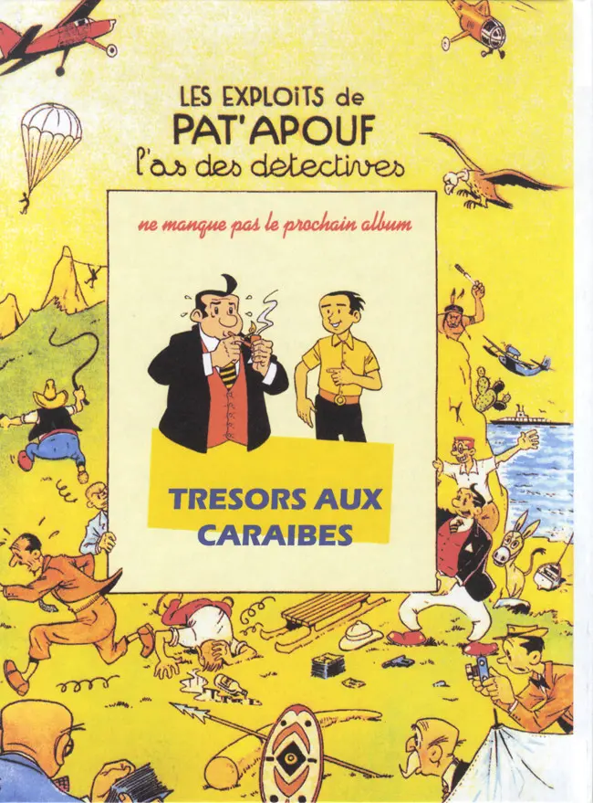 Verso de l'album Pat'Apouf Détective Tome 18 L'ombre blanche