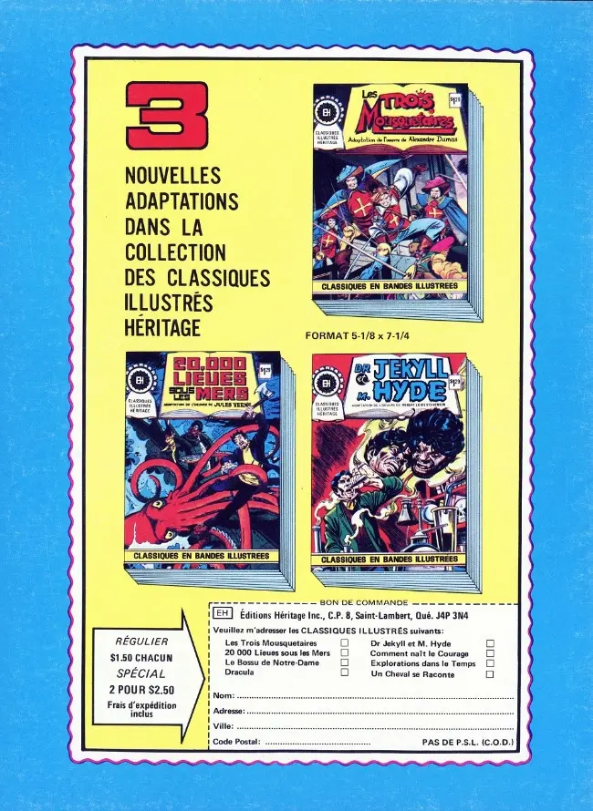 Verso de l'album Classiques illustrés Tome 18 L'île au trésor