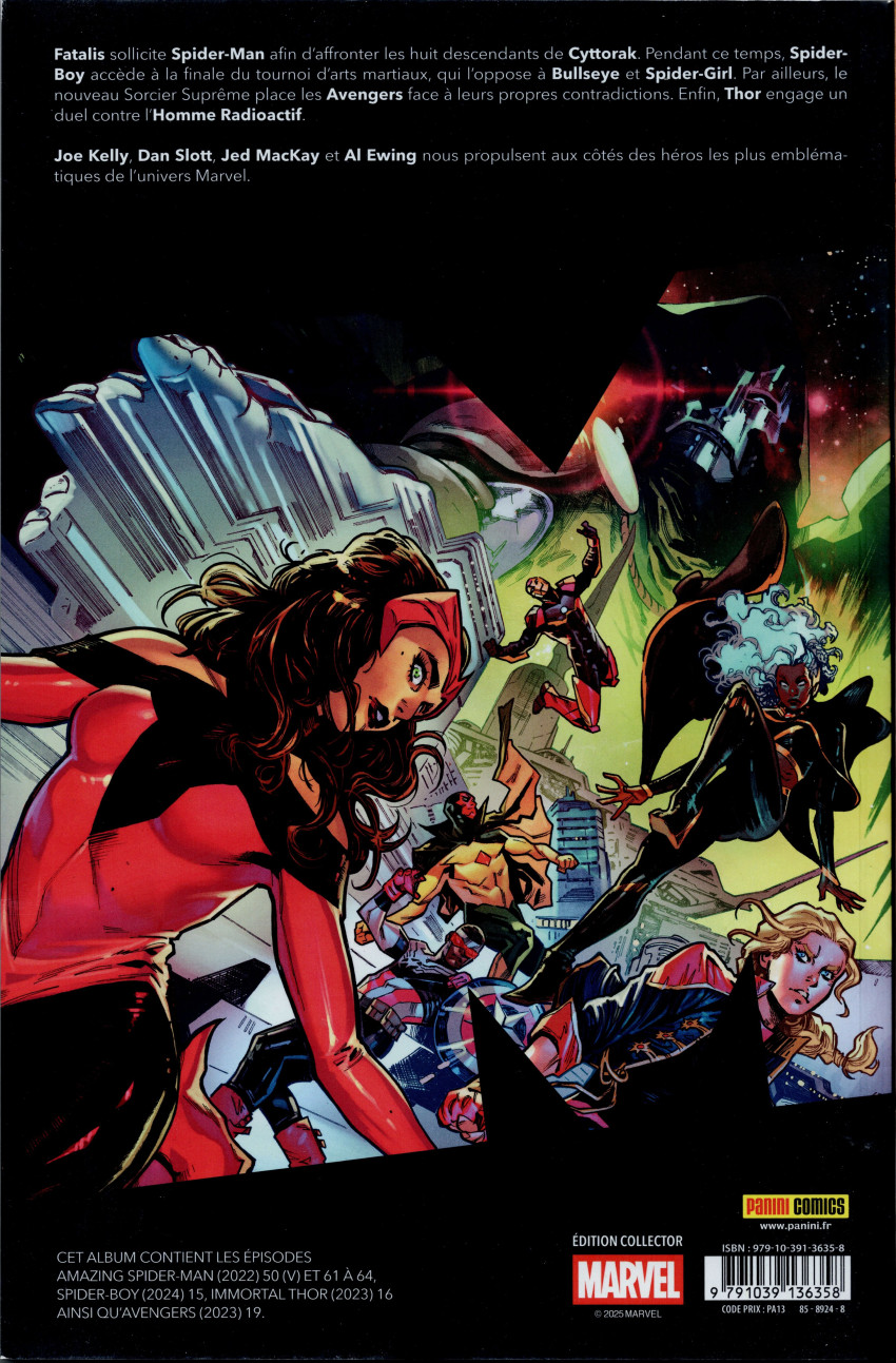 Verso de l'album Marvel Comics (II) 20