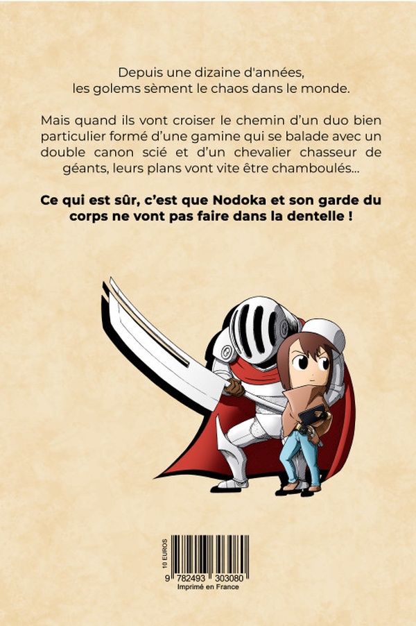 Verso de l'album Nodoka 1