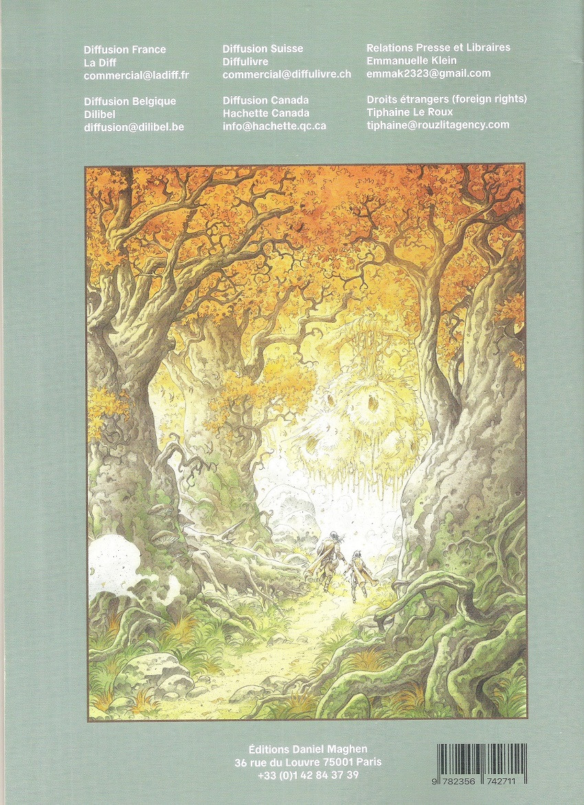 Verso de l'album Les Hautes Herbes