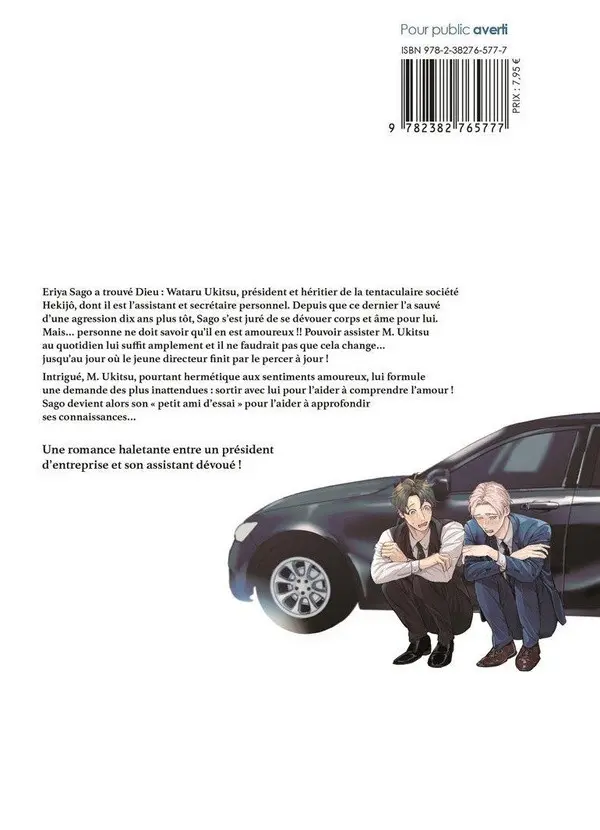 Verso de l'album Au service de Dieu