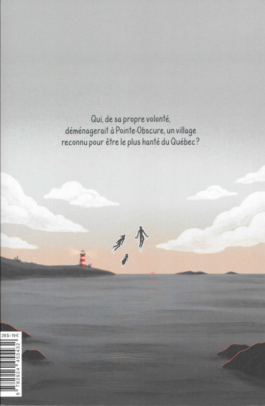 Verso de l'album Pointe-Obscure