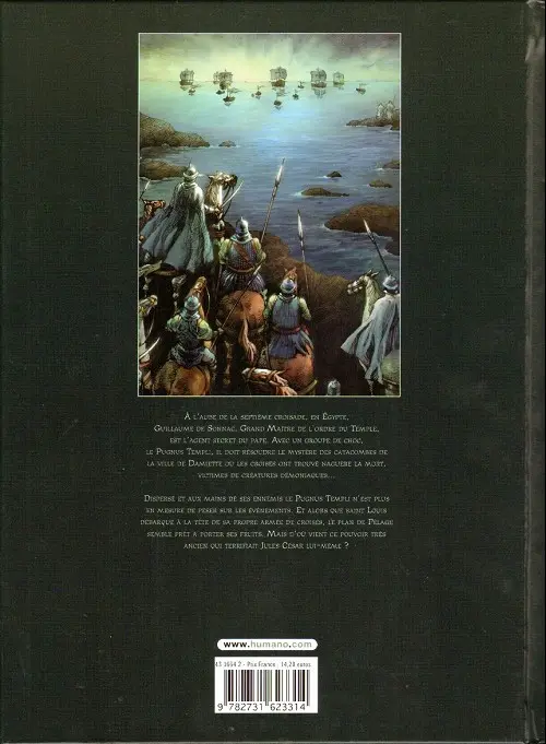 Verso de l'album Crusades Tome 3 La bataille de Mansourah